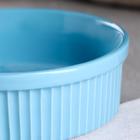 Форма для выпечки "Классика", голубая, керамика, 0.6 л - Фото 3