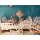 Кровать детская Классика, спальное место 1400х700, цвет белый - Фото 3