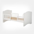 Кровать детская Классика, спальное место 1400х700, цвет белый - Фото 4