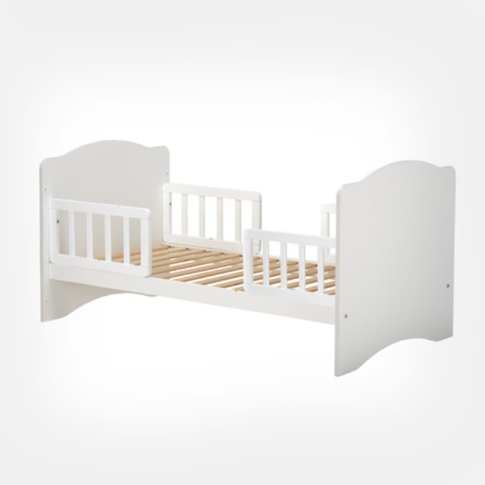 Кровать детская Классика, спальное место 1400х700, цвет белый - фото 1907165841
