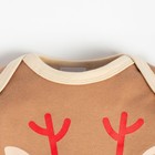 Комбинезон Крошка Я "Олень", рост 62-68 см, бежевый - фото 21166596