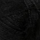 Пряжа "Воздушная" 25%меринос. шерсть, 25%шерсть, 50%акрил 370м/100гр (003 черный) - Фото 3