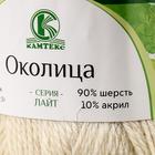 Пряжа для вязания спицами, крючком «Камтекс. Околица», 90% шерсть, 10% акрил, 250 м/100 г, (001 суровый) 5462132 - фото 16644790