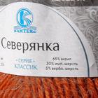 Пряжа "Северянка" 30% шерсть, 5% вербл. шерсть, 65% акрил 150м/100гр (051 терракот) - Фото 4