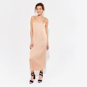 Платье женское цвет кофе, р-р 46