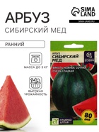 Семена Арбуз «Сибирский Мед», 1 г, «Семена Алтая» - Фото 1