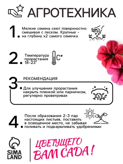 Семена цветов Петуния Суперкаскадная «Бургунди», F1, 7 шт., «Семена Алтая»