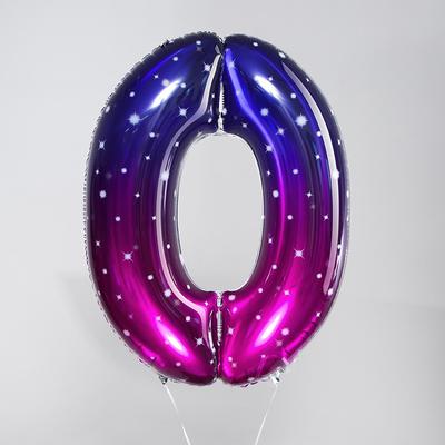 Воздушный шар фольгированный 32" «Цифра 0»