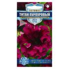 Семена цветов Петуния "Титан пурпуровый", ц/п,   бахромчатый, серия Русский Богатырь,  7 шт - фото 320649700