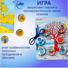 Игра на липучках «Времена года», шнуровка - Фото 4