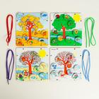 Игра на липучках «Времена года», шнуровка - Фото 8