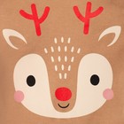 Комбинезон Крошка Я "Олень", рост 80-86 см, бежевый 4940084