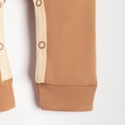 Комбинезон Крошка Я "Олень", рост 86-92 см, бежевый - фото 29779679