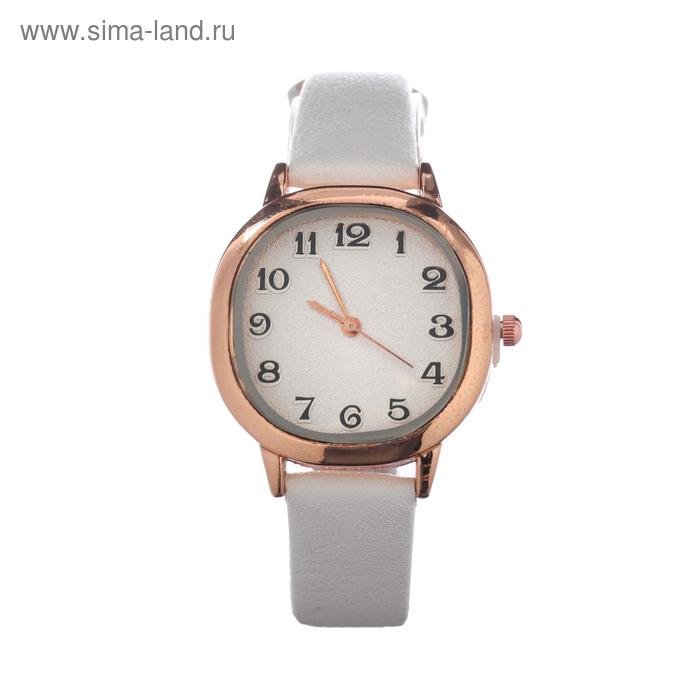 Часы наручные женские "Иса", d-3 см, экокожа, белые - Фото 1