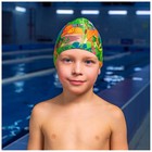 Шапочка для плавания детская ONLYTOP «Сафари», тканевая, обхват 46-52 см - Фото 3