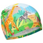 Шапочка для плавания детская ONLYTOP «Сафари», тканевая, обхват 46-52 см - Фото 6