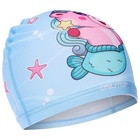 Шапочка для плавания детская ONLYTOP «Милота», тканевая, обхват 46-52 см - Фото 11