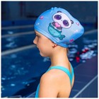 Шапочка для плавания детская ONLYTOP «Милота», тканевая, обхват 46-52 см - Фото 4