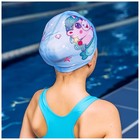 Шапочка для плавания детская ONLYTOP «Милота», тканевая, обхват 46-52 см - фото 3714061