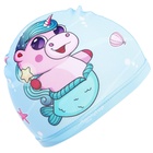 Шапочка для плавания детская ONLYTOP «Милота», тканевая, обхват 46-52 см - Фото 8