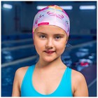 Шапочка для плавания детская ONLYTOP Cute, тканевая, обхват 46-52 см - фото 3714072