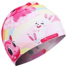 Шапочка для плавания детская ONLYTOP Cute, тканевая, обхват 46-52 см - Фото 6