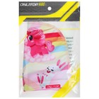 Шапочка для плавания детская ONLYTOP Cute, тканевая, обхват 46-52 см - Фото 10