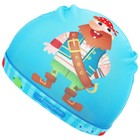 Шапочка для плавания детская ONLYTOP «Пират», тканевая, обхват 46-52 см - фото 6358627