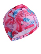 Шапочка для плавания взрослая ONLYTOP Swim «Фламинго», тканевая, обхват 54-60 см - Фото 7