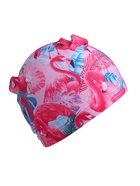 Шапочка для плавания взрослая ONLYTOP Swim «Фламинго», тканевая, обхват 54-60 см - фото 61007160
