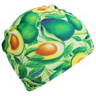 Шапочка для плавания взрослая ONLYTOP «Авокадо», тканевая, обхват 54-60 см - Фото 4