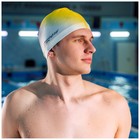 Шапочка для плавания взрослая ONLYTOP «Орнамент», тканевая, обхват 54-60 см - Фото 4