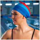 Шапочка для плавания взрослая ONLYTOP «Море-закат», тканевая, обхват 54-60 см - Фото 4