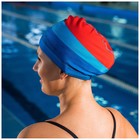 Шапочка для плавания взрослая ONLYTOP «Море-закат», тканевая, обхват 54-60 см - Фото 5