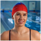 Шапочка для плавания взрослая ONLYTOP Rus, тканевая, обхват 54-60 см - фото 9052526