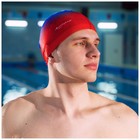 Шапочка для плавания взрослая ONLYTOP Rus, тканевая, обхват 54-60 см - Фото 4