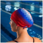 Шапочка для плавания взрослая ONLYTOP Rus, тканевая, обхват 54-60 см - Фото 5