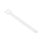 Лента-липучка для стяжки проводов, набор 10 шт, 15*1,2 см, белая - Фото 3