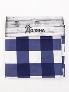 Фартук кухонный мужской «Доляна» Best man, в клетку, 70×60 см, хлопок 100%, рогожка 160 г/м², синий - Фото 8