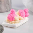 Фигурное мыло "Малыш на подушке" 53гр розовый - Фото 2