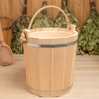 Запарник  из липы, 10 л, с пластиковой вставкой, "Добрыня" - фото 44600918