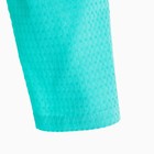 Халат вафельный женский удлинённый Экономь и Я размер 46-48, цвет бирюзовый, 100% хлопок, 200 г/м² - Фото 10