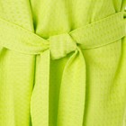 Халат вафельный женский удлинённый Экономь и Я размер 50-52, цвет салатовый, 100% хлопок, 200 г/м² - Фото 9