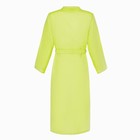 Халат вафельный женский удлинённый Экономь и Я размер 50-52, цвет салатовый, 100% хлопок, 200 г/м² - Фото 11