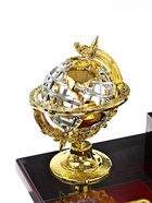 Набор настольный 7в1 (блок для бумаги, подставка для печати, карандашница, калькулятор, глобус, визитница с часами) - Фото 12