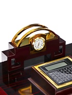 Набор настольный 7в1 (блок для бумаги, подставка для печати, карандашница, калькулятор, глобус, визитница с часами) - Фото 14