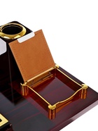 Набор настольный 7в1 (блок для бумаги, подставка для печати, карандашница, калькулятор, глобус, визитница с часами) - Фото 18