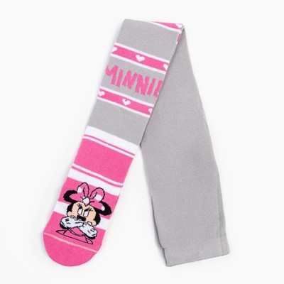 Колготки детские "Minnie", Минни Маус, рост 92-98 см, цвет серый