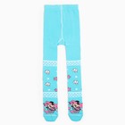 Колготки детские Минни Маус, рост 116-122 см, цвет голубой - фото 27131125