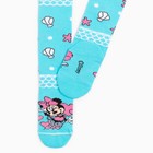 Колготки детские Минни Маус, рост 116-122 см, цвет голубой - фото 27131127